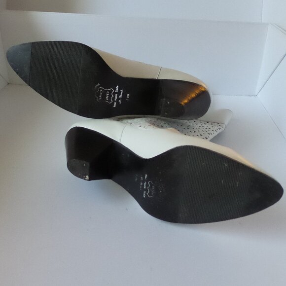 White leather western boots - Picture 5 of 14